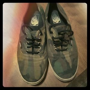 Camouflage Vans sneakers